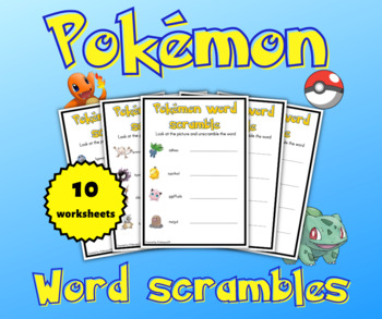Pokémon Word Scramble